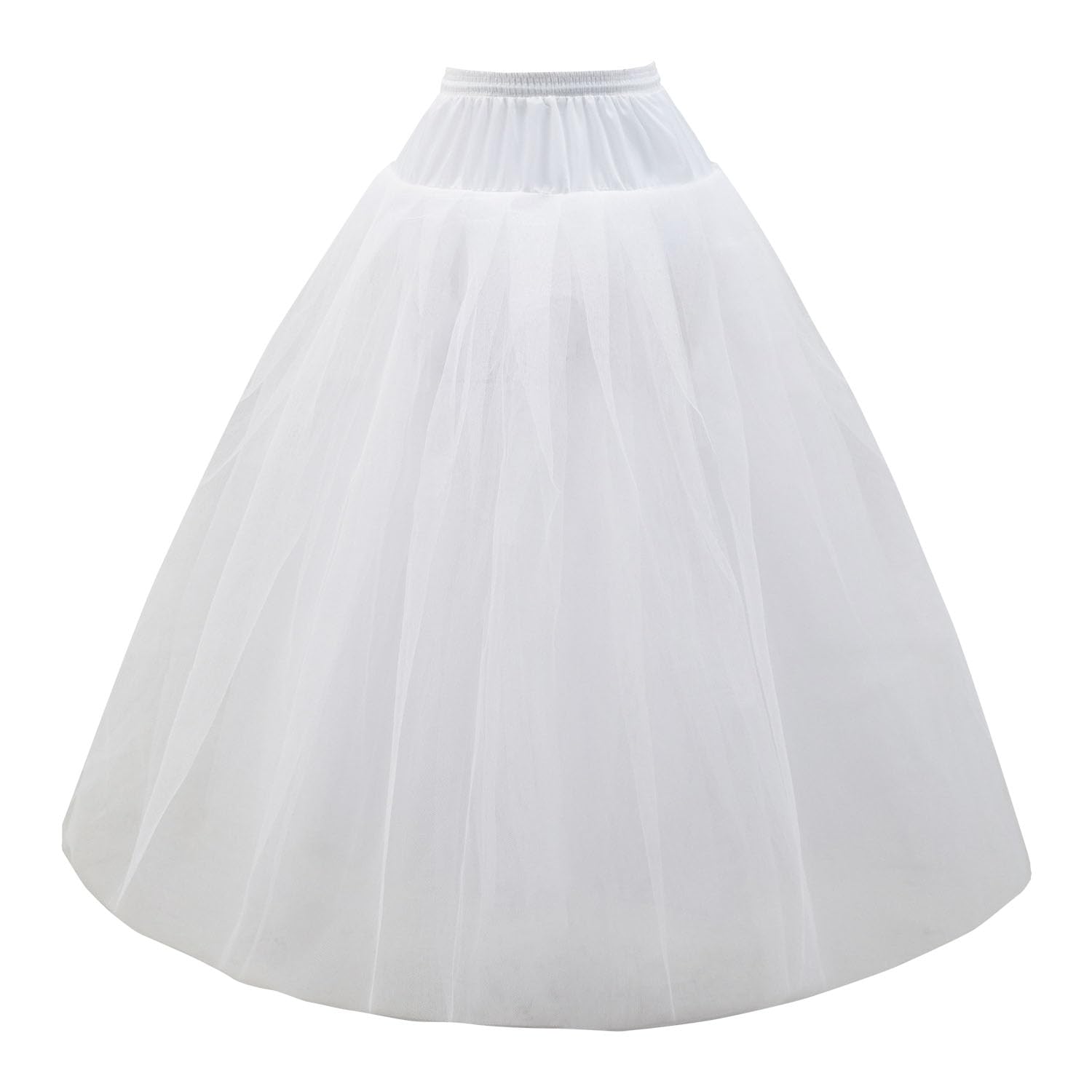 Women Formal Wear Combination - Women’s Long Crinoline Petticoat Slip Full