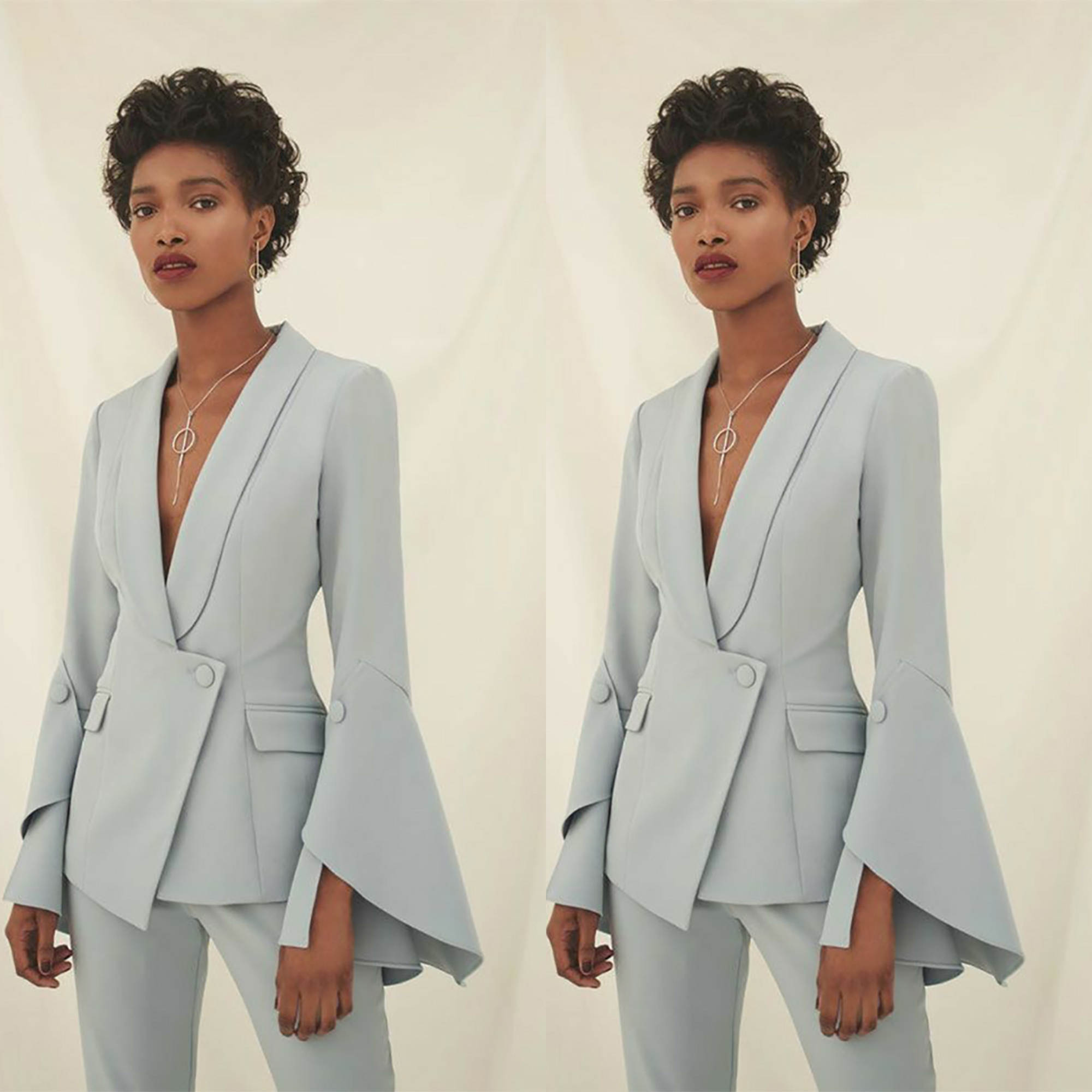 Unique Women'S Formal Wear - Unique Designer Women Pants Suits Flare