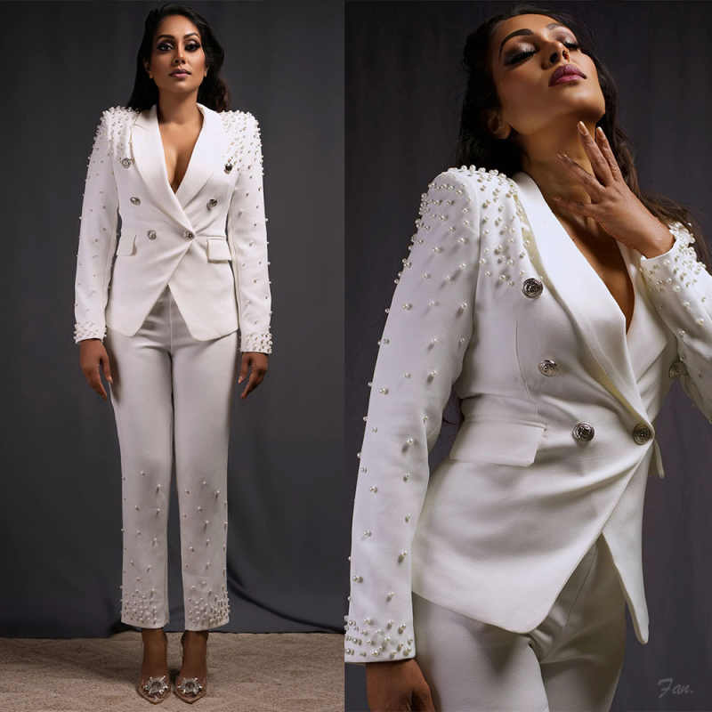 Unique Women'S Formal Wear - Unique Design Rhinestones Women Suit 2