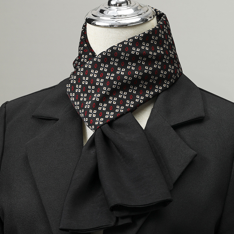 Scarf Silk Neck - Men's Scarf Imitation Silk Neck Scarf