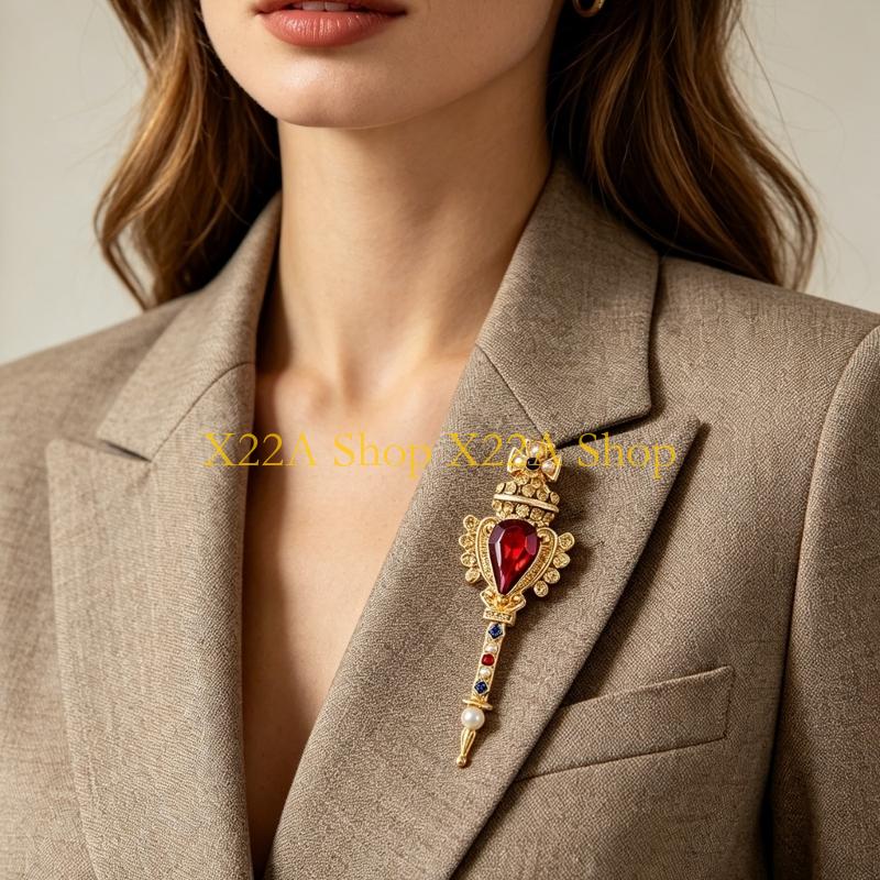 Unique Retro Magical Wand Broo - Unique Women'S Formal Wear ulasan dan harga