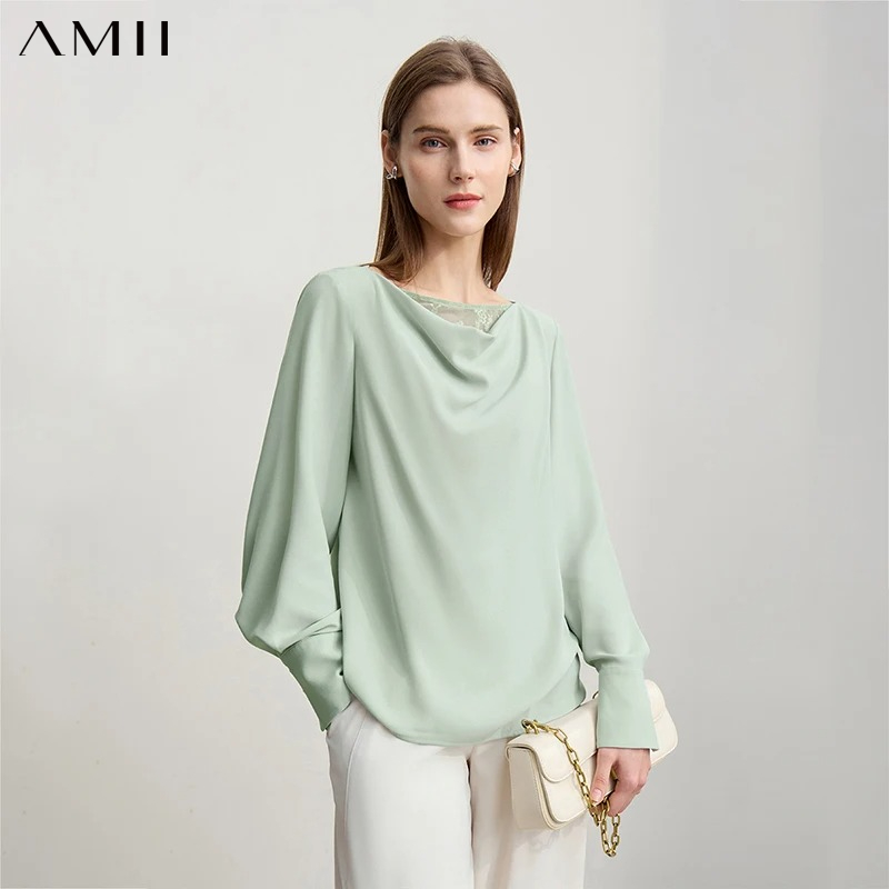 Amii Women's Autumn Blouse 202 - Women'S Formal Wear Blouse ulasan dan harga