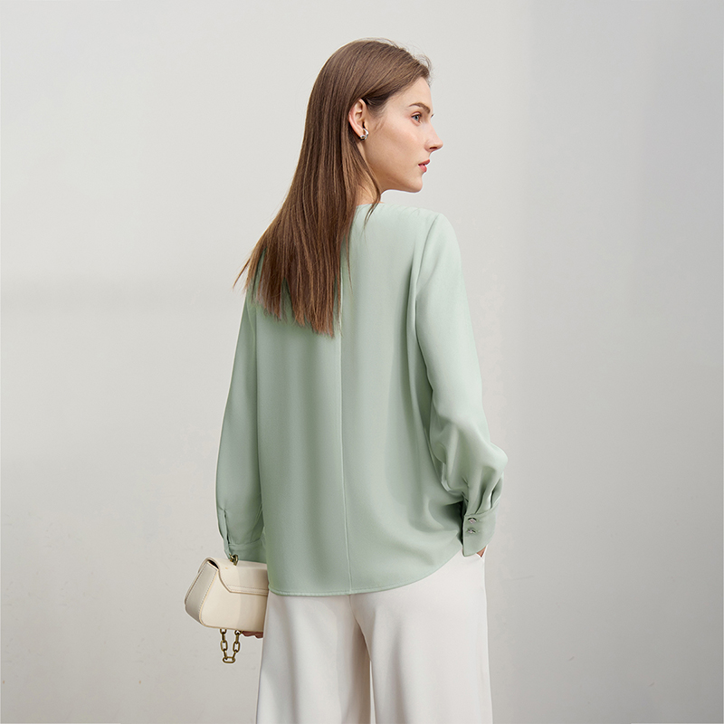 Amii Women's Autumn Blouse 202 - Women'S Formal Wear Blouse ulasan dan harga