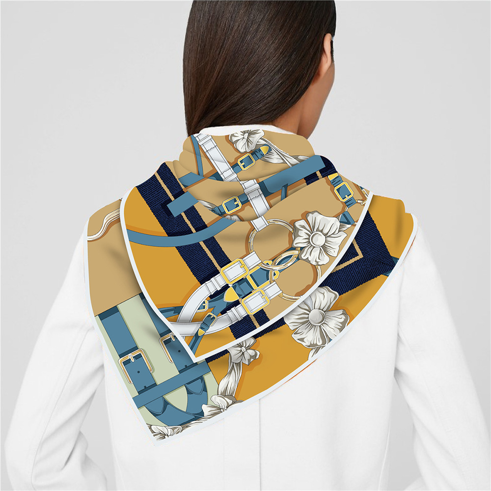 90cm New Design Belt Twill Sil - Scarf Silk Neck ulasan dan harga