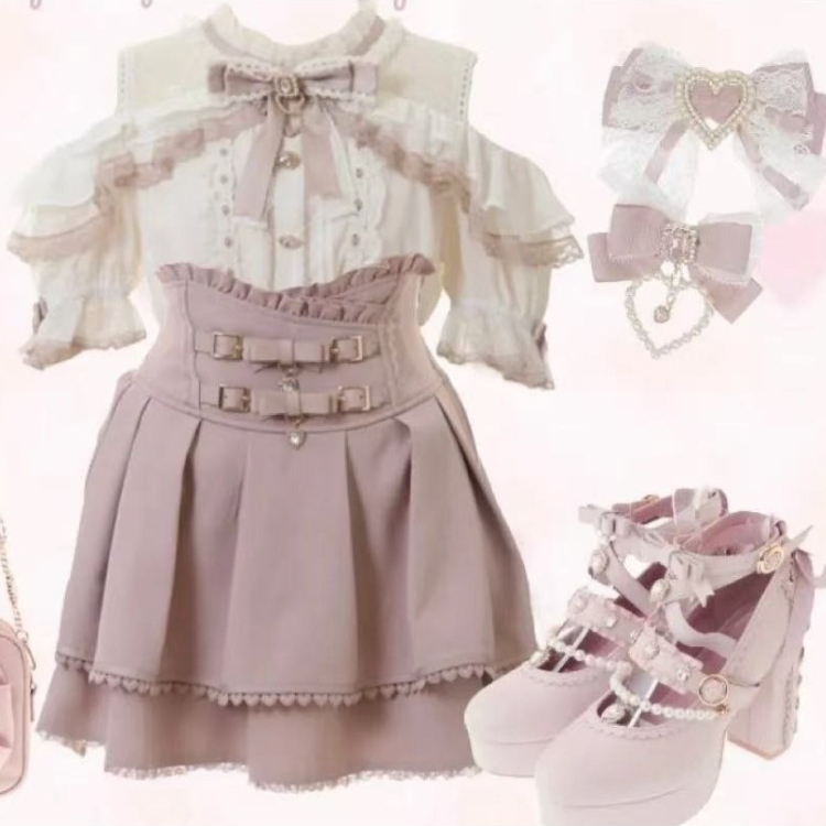 2026 Cute Ruffled Japanese Lol - Formal Wear Japan Women ulasan dan harga