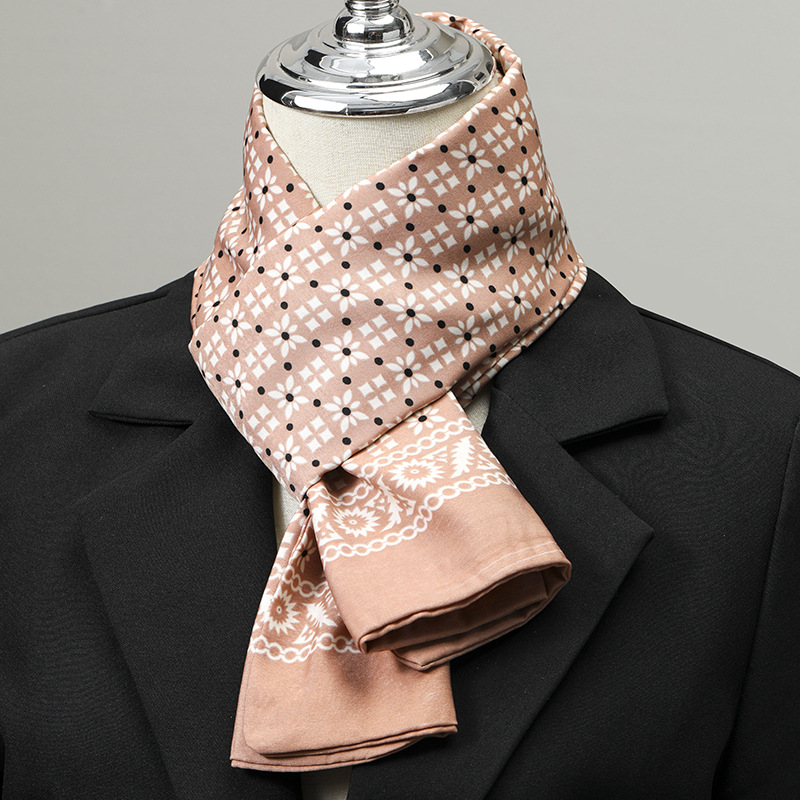 Men's Scarf Imitation Silk Nec - Scarf Silk Neck ulasan dan harga