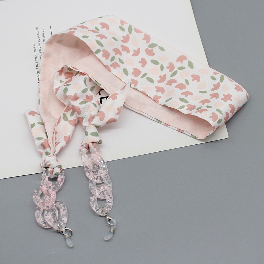 Bohemia Print Silk Scarf Glass - Scarf Silk Neck ulasan dan harga