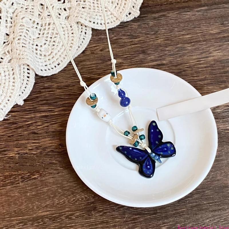 E1PE Stylish Butterfly Charm N - Unique Women'S Formal Wear ulasan dan harga