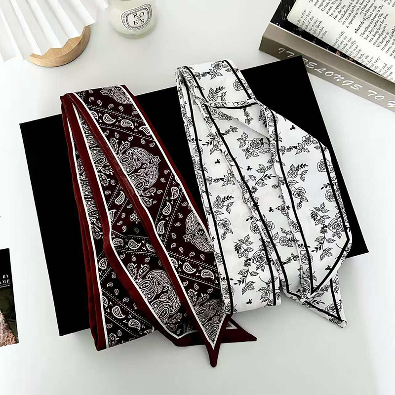 Luxury Fashion Woman Skinny Si - Scarf Silk Neck ulasan dan harga