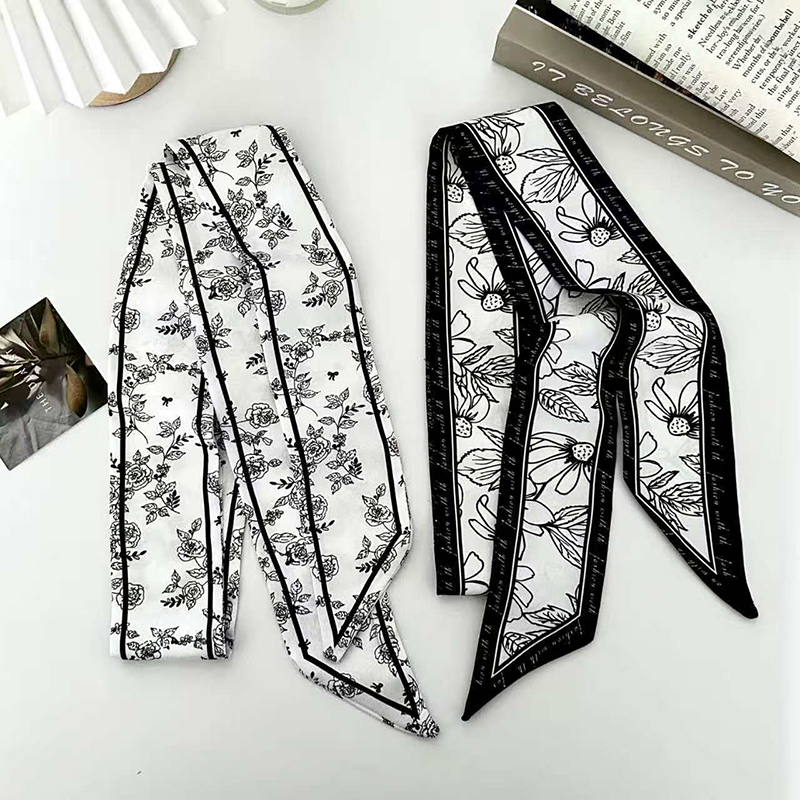Luxury Fashion Woman Skinny Si - Scarf Silk Neck ulasan dan harga