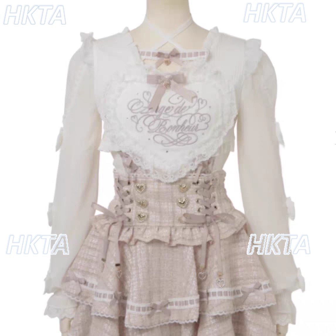 Japanese New Sweet Cute Pink W - Women'S Formal Wear Blouse ulasan dan harga