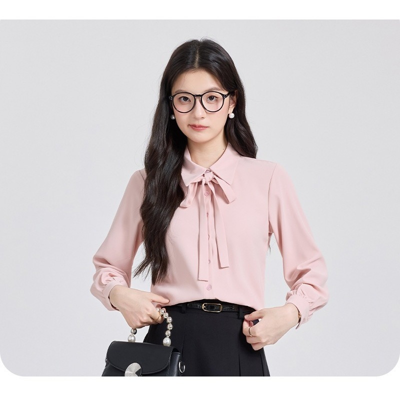 Pink Chiffon Shirt for Women N - Women'S Formal Wear Petite ulasan dan harga